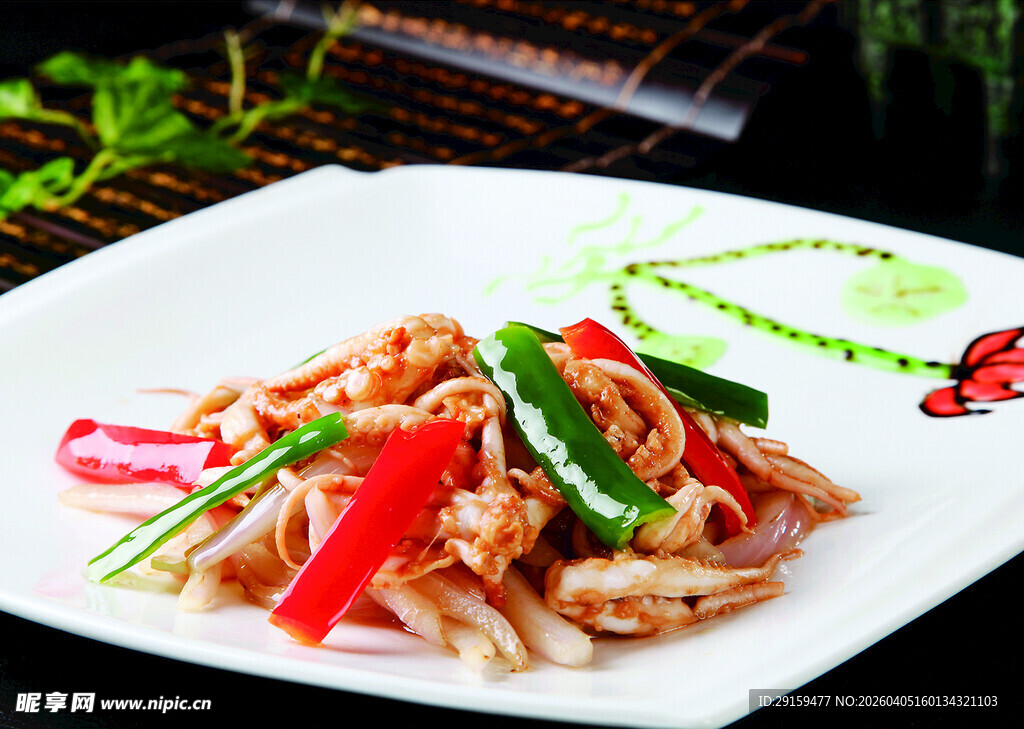 美味凉拌鱿鱼丝