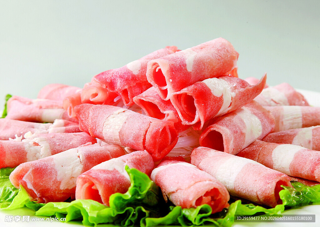 新鲜美味的肥牛卷