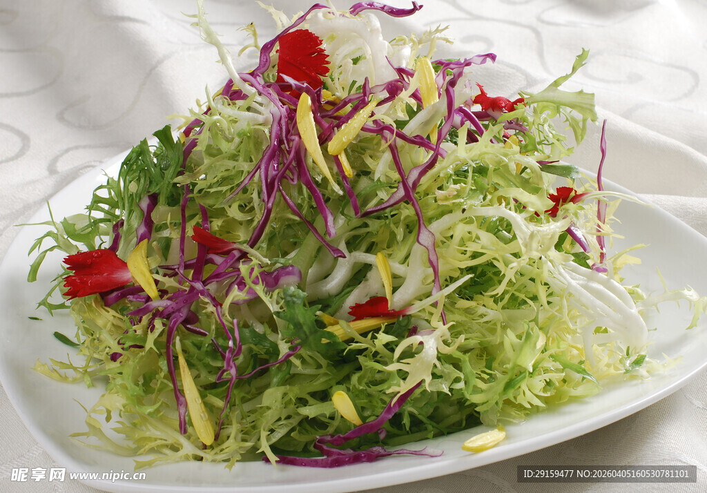 多彩蔬菜沙拉拼盘