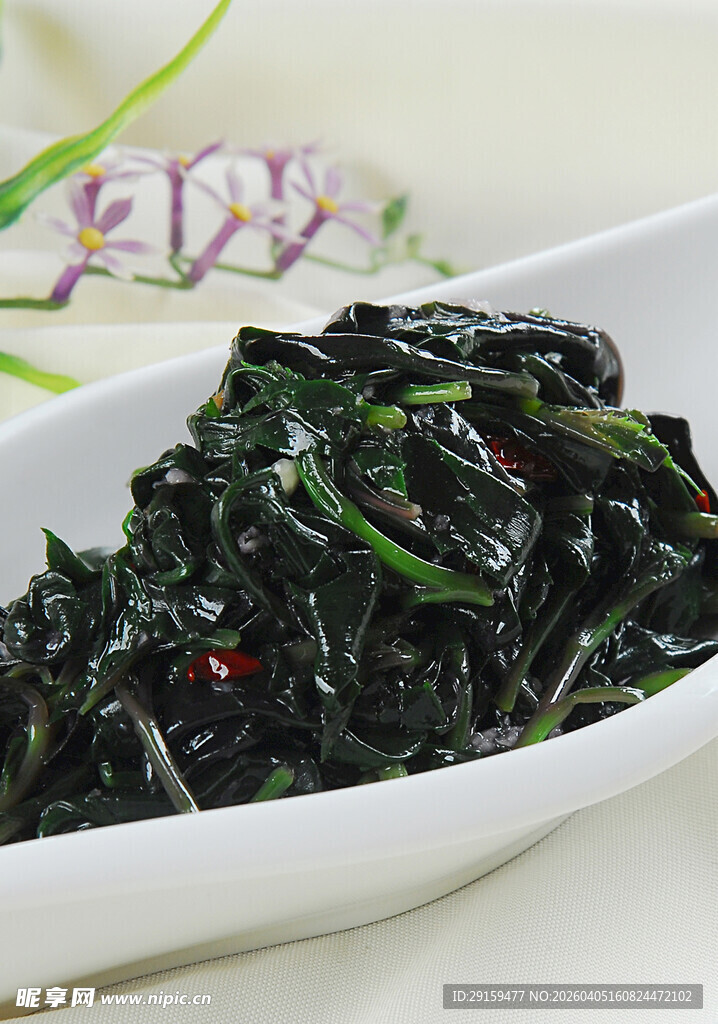 凉拌紫菜