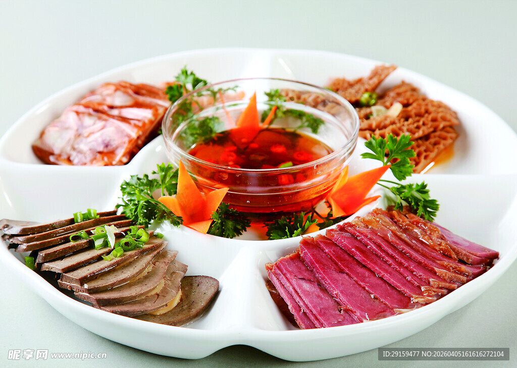 美味拼盘肉类