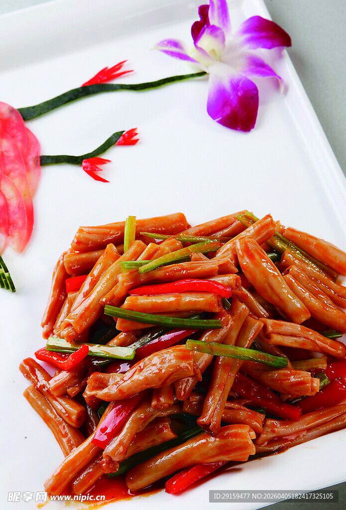 香辣彩椒炒杏鲍菇