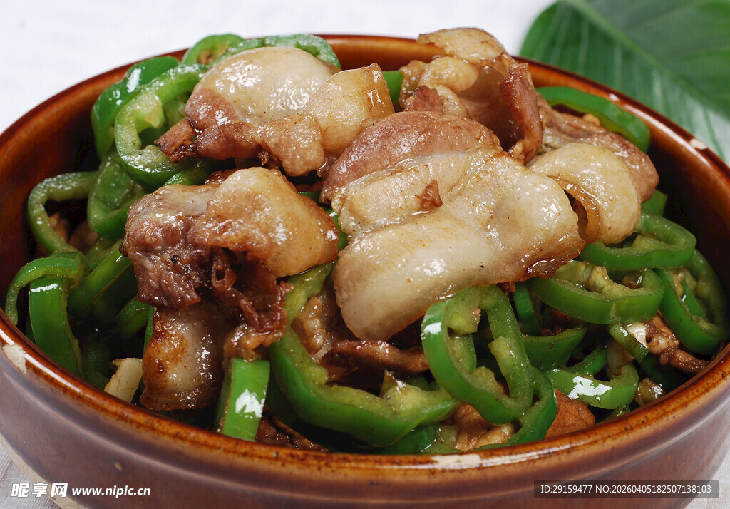 青椒炒五花肉