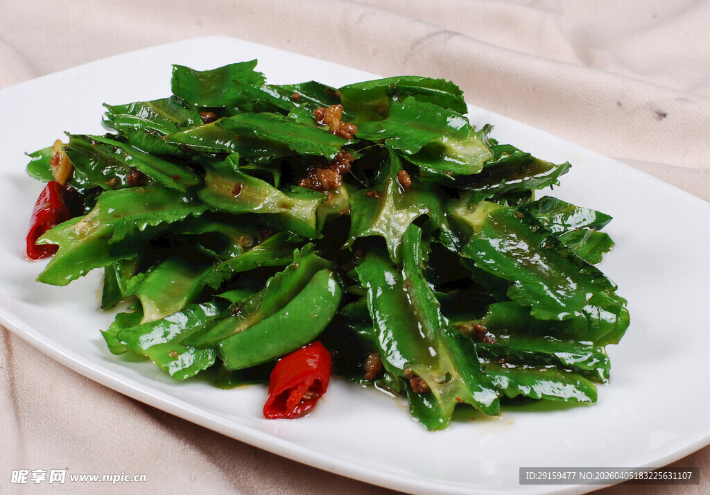 清炒油麦菜