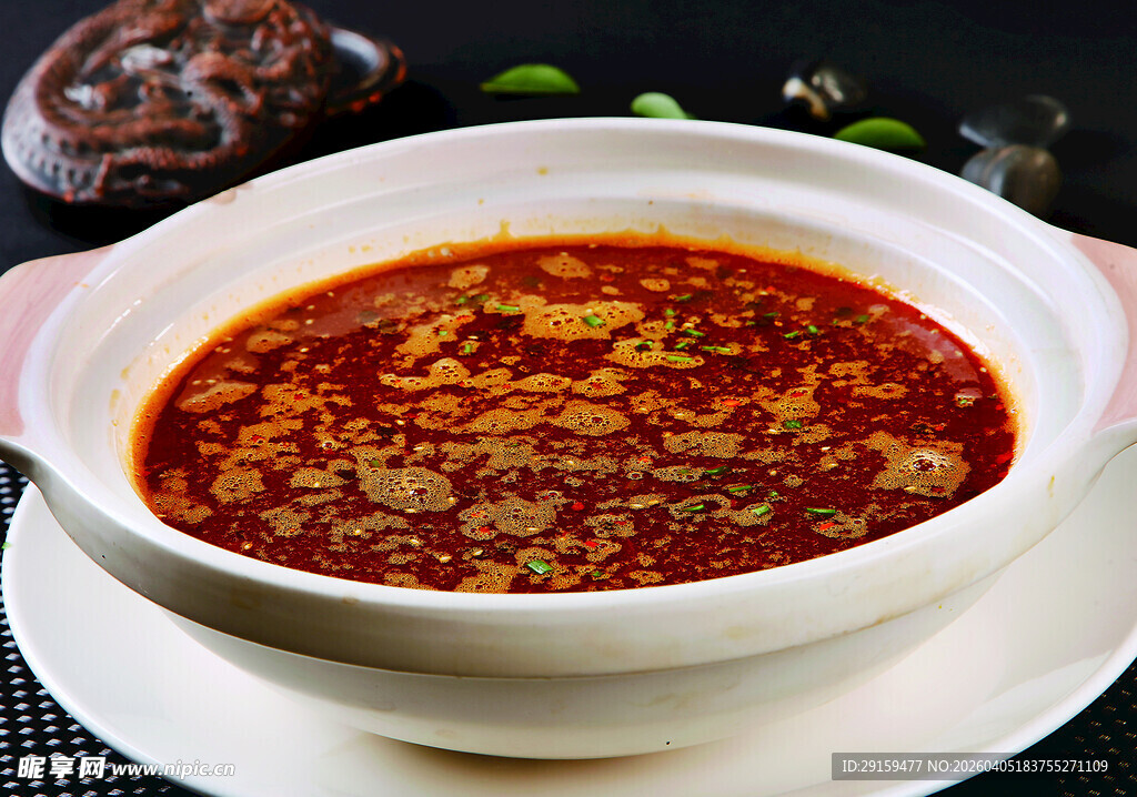 香浓红辣椒油调料碗