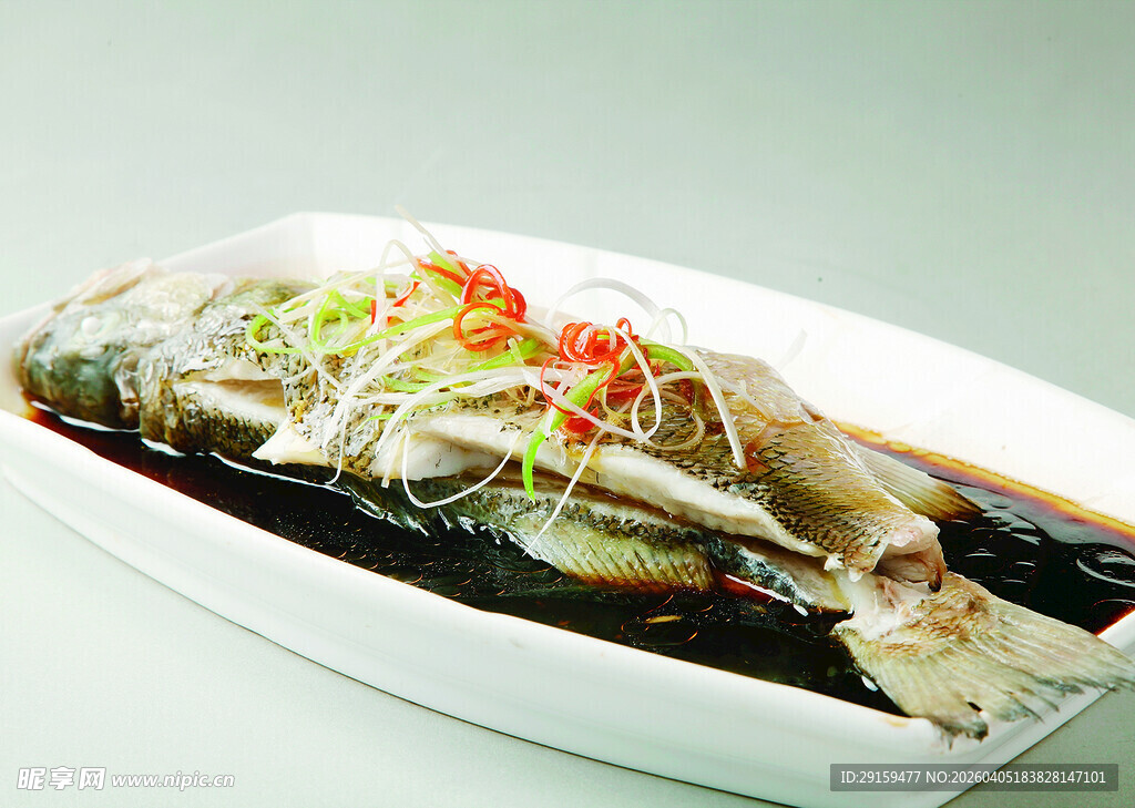 清蒸鱼美食展示