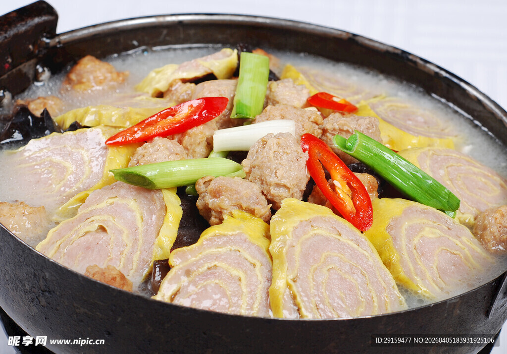 美味养生鸡汤火锅