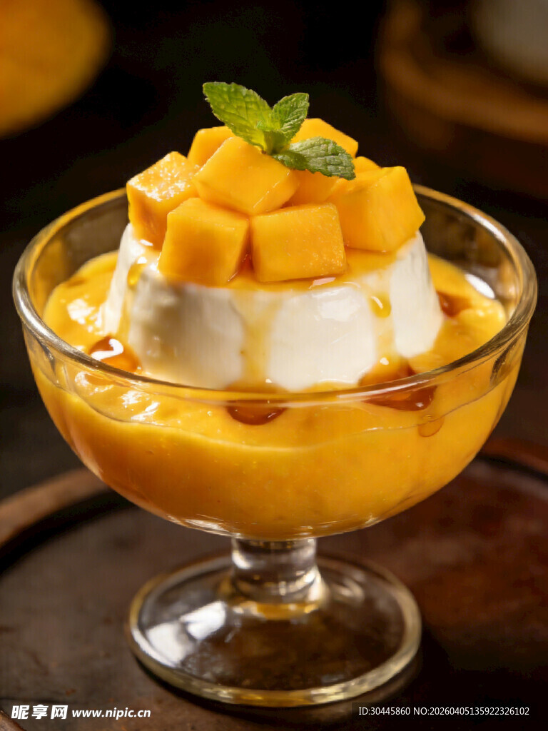 芒果酸奶杯 芒果奶冻