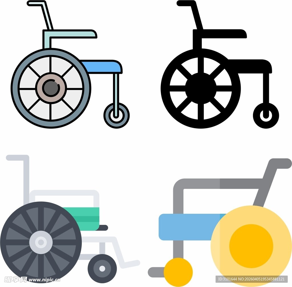 轮椅图标