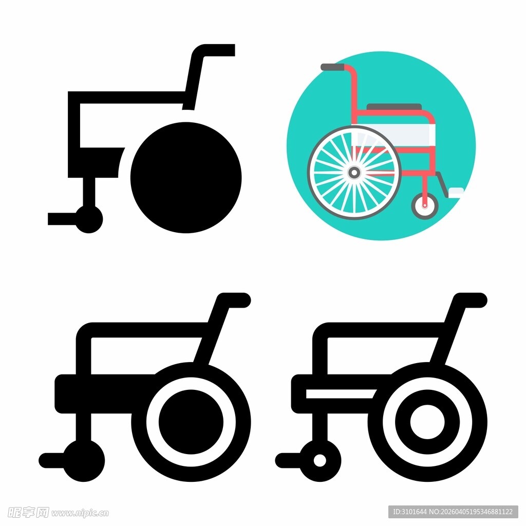 轮椅图标