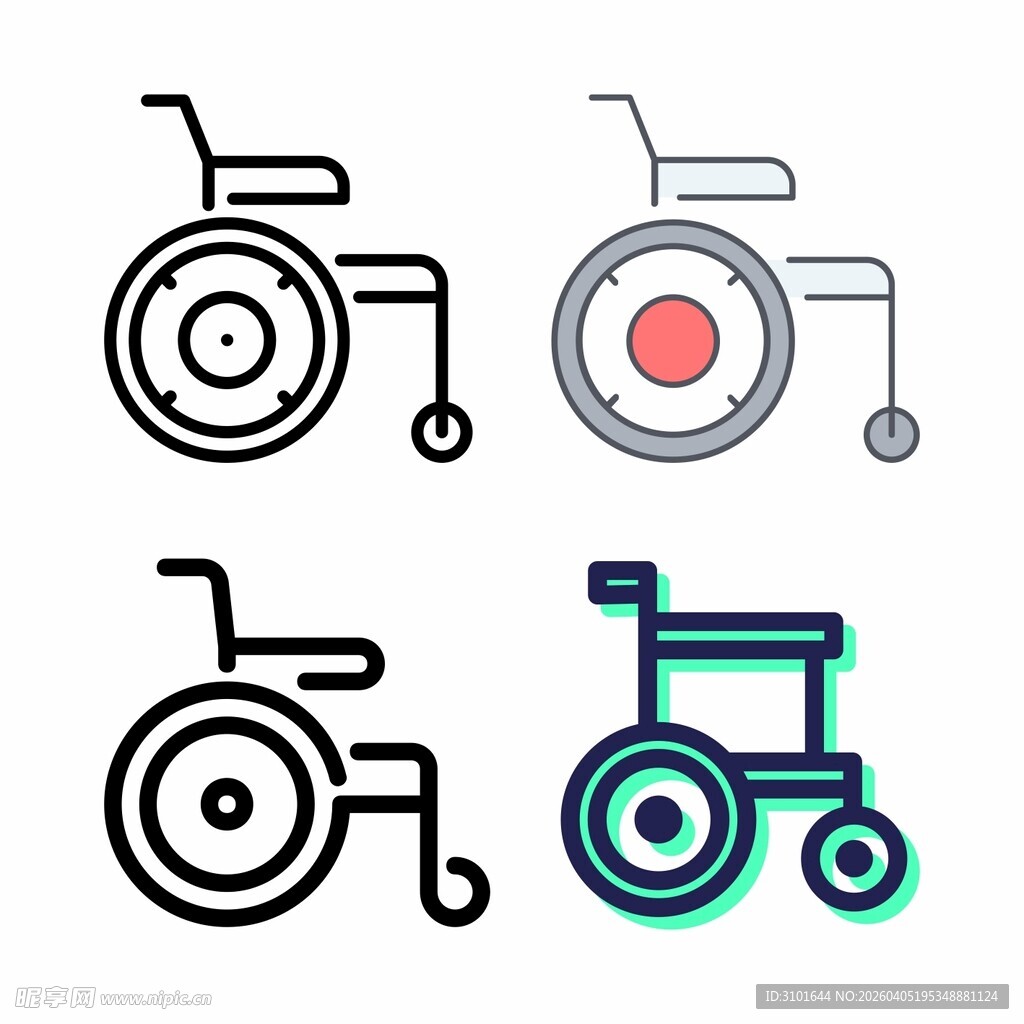 轮椅图标