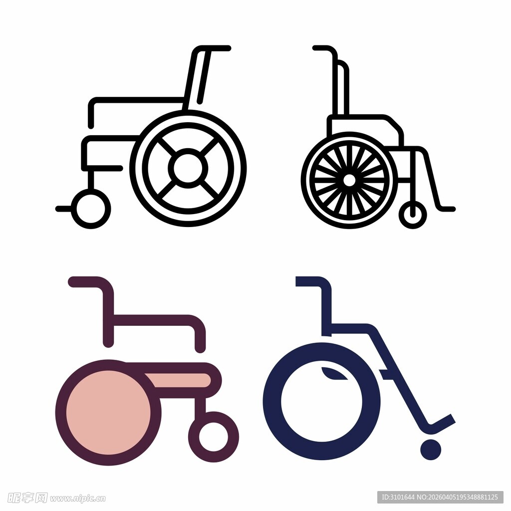 轮椅图标