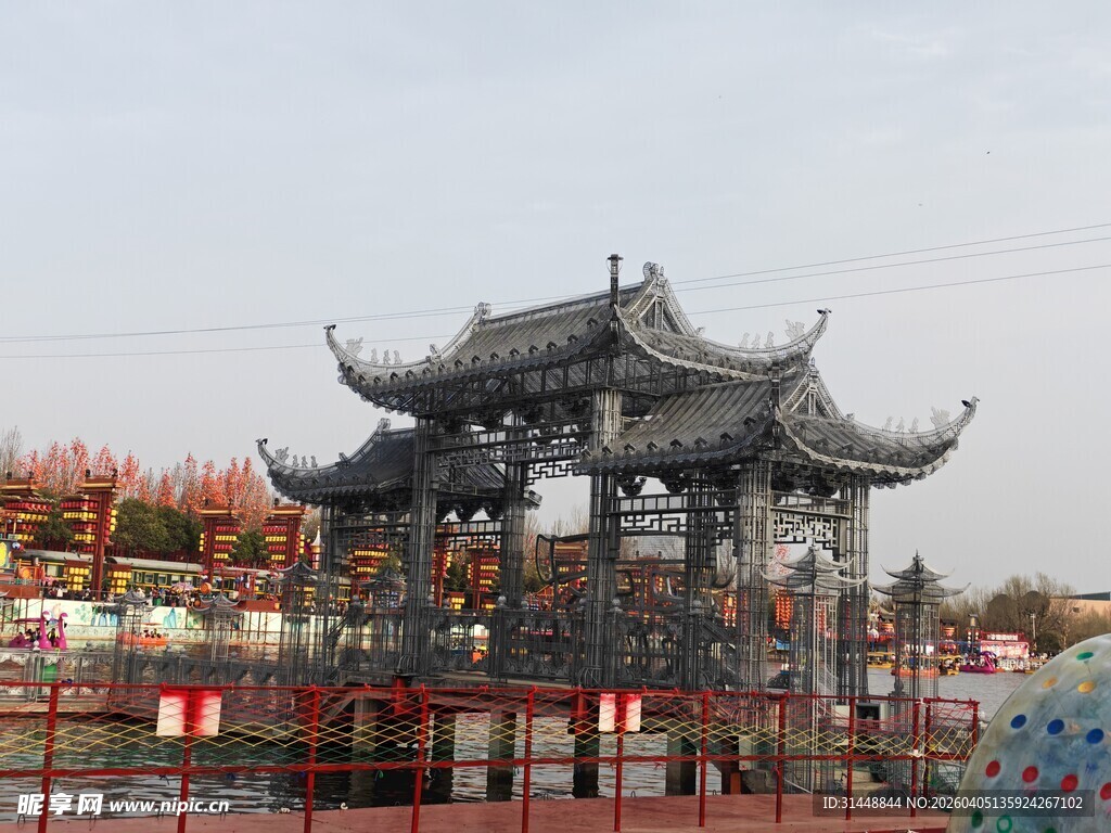 中式古典牌坊景观