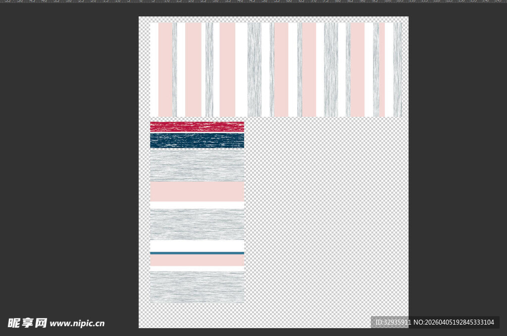 条纹图案装饰设计素材