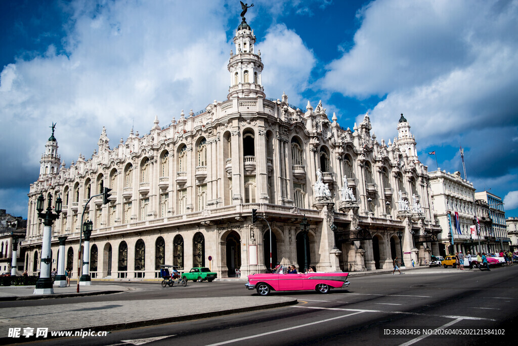 哈瓦那美丽的古典建筑