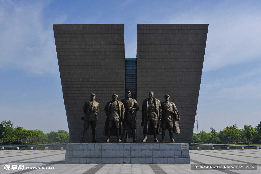 合肥巢湖边的渡江战役纪念馆