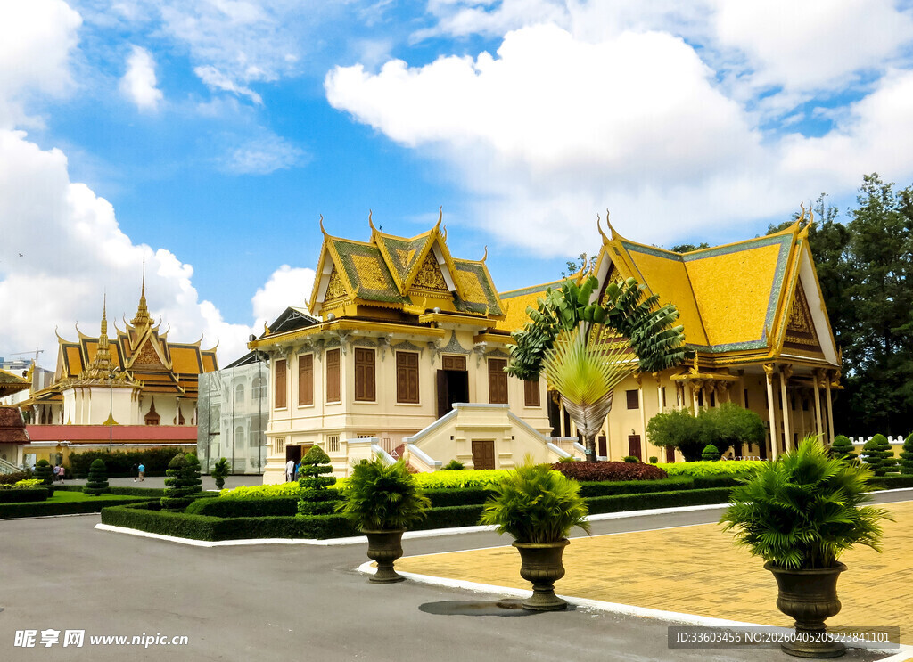 柬埔寨东南亚建筑风采