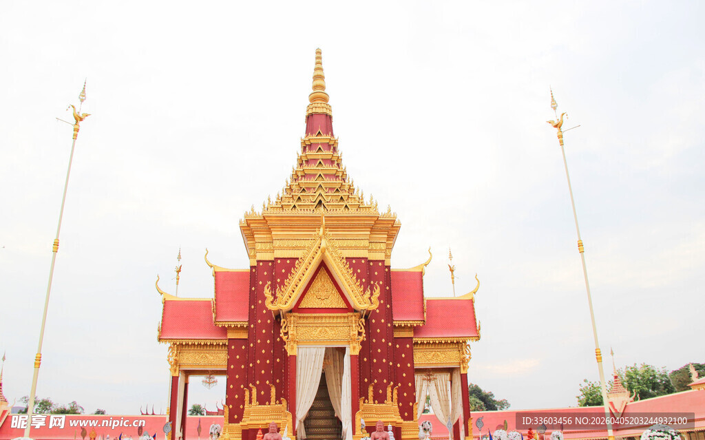 泰国风格精美庙宇建筑