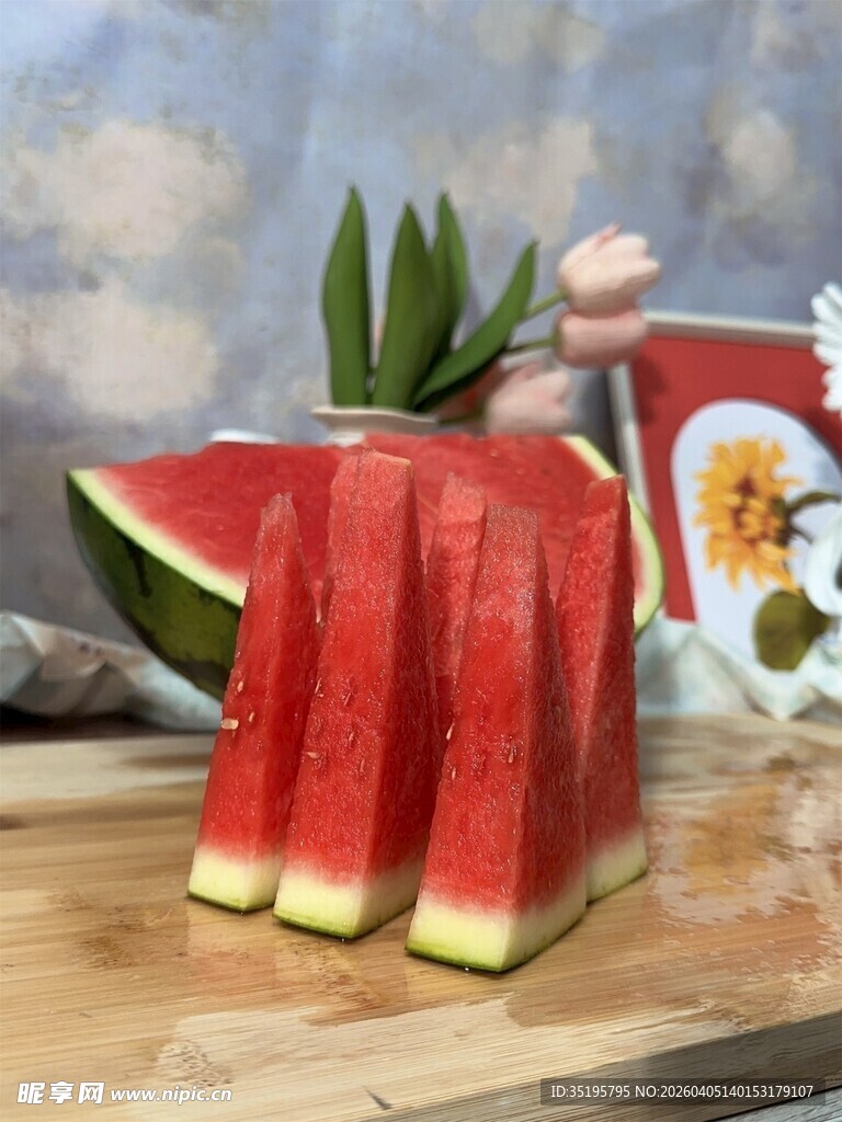 创意西瓜切片造型美食