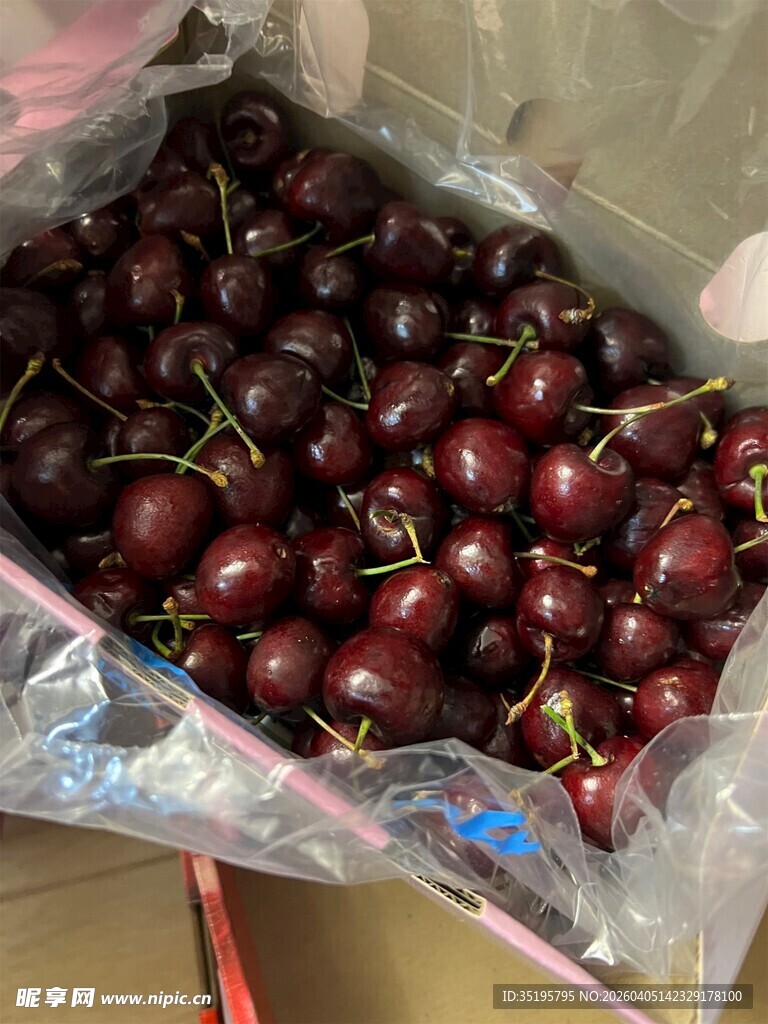 新鲜饱满的车厘子