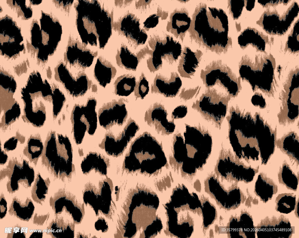 豹纹图案纹理背景