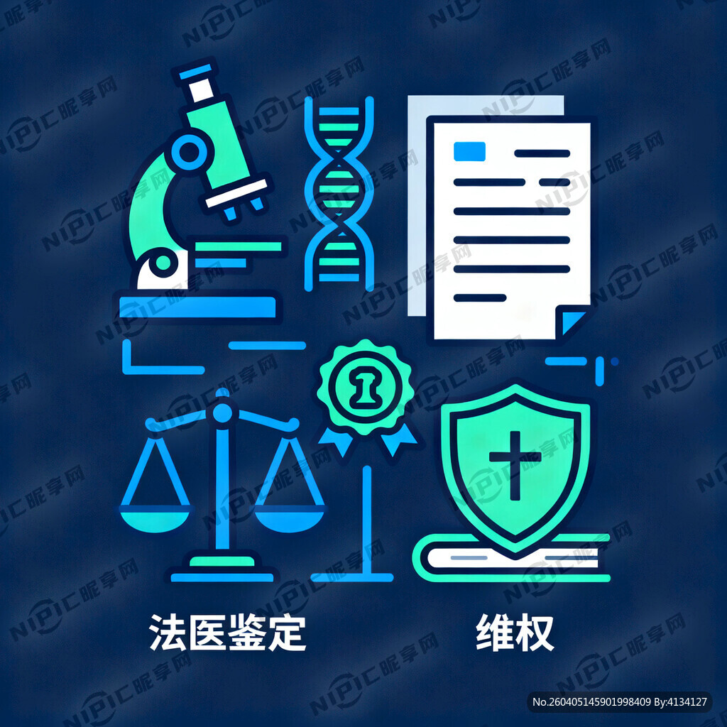 法医鉴定与维权图标