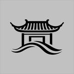 中式传统建筑图标