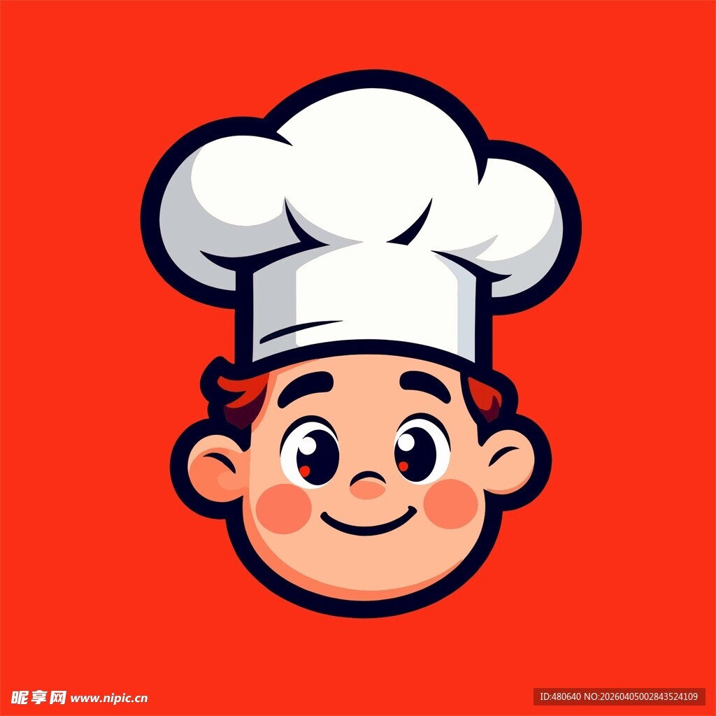 可爱小厨师头像