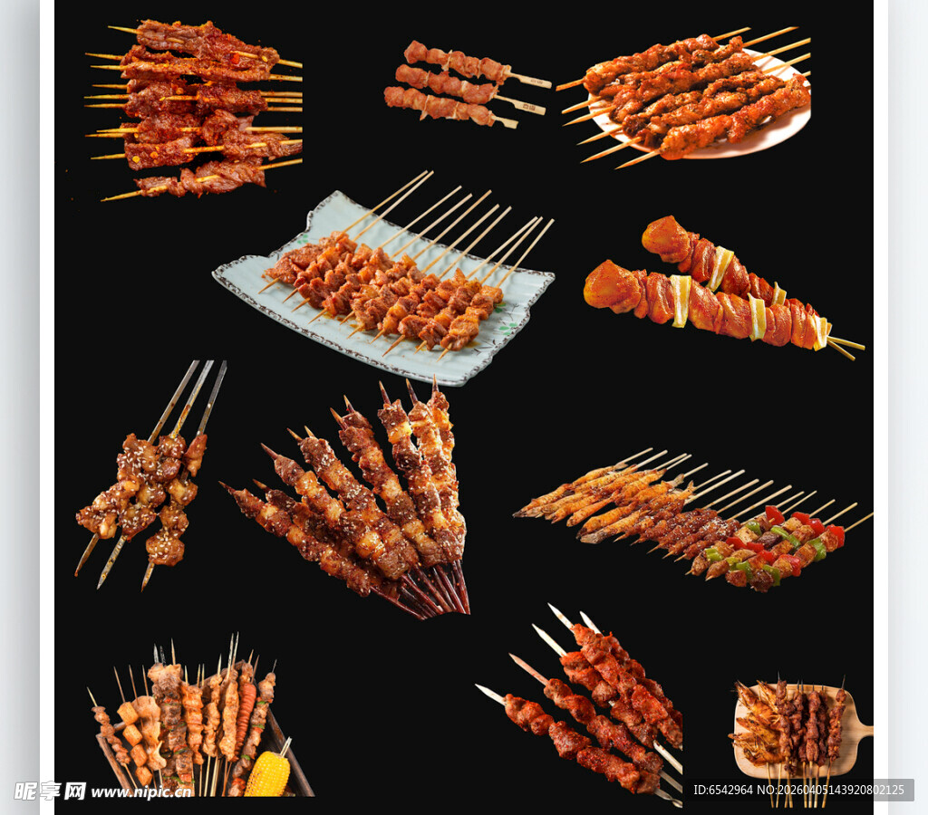 多样美味烤串大集合