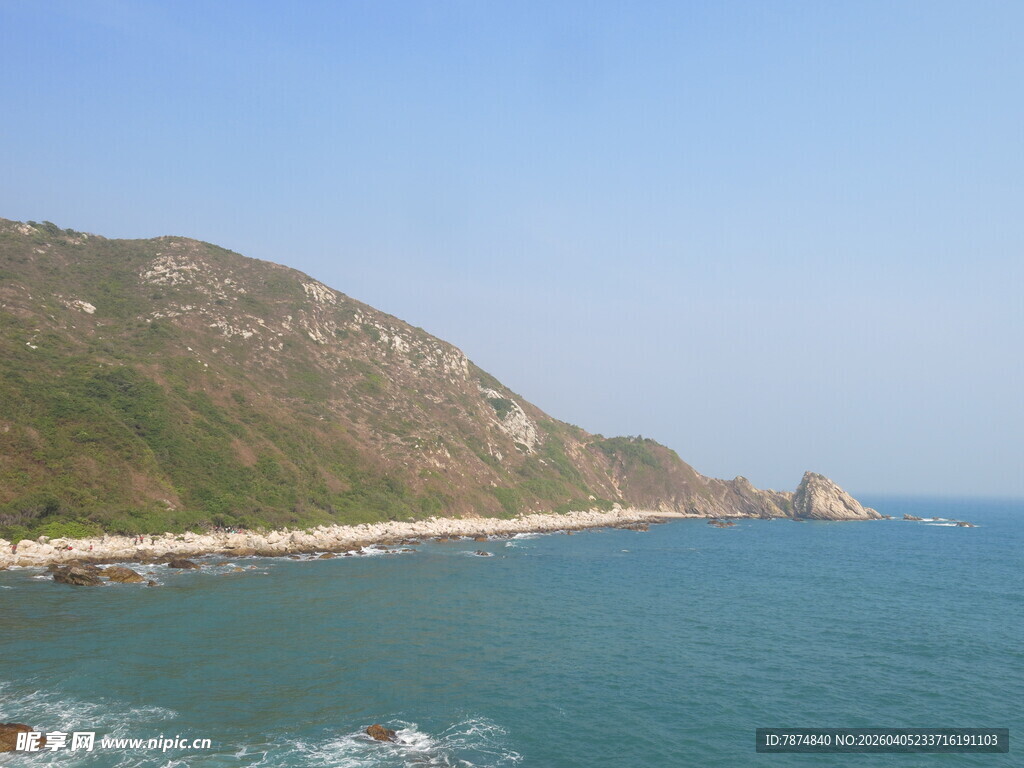 海岸风光 碧海青山美景