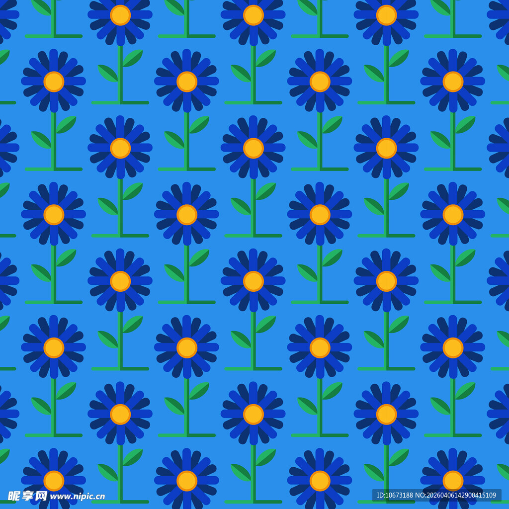 卡通花朵图案图片