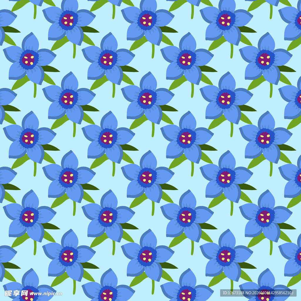 卡通花朵图案图片