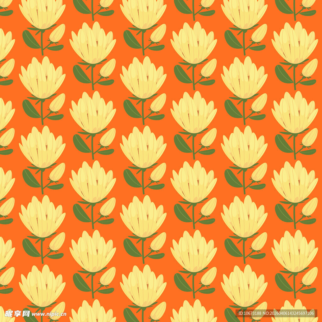 卡通花朵图案图片