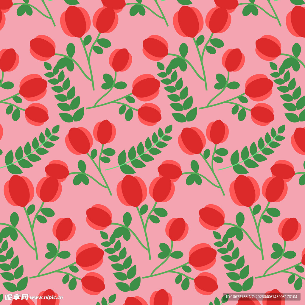 卡通花朵图案图片