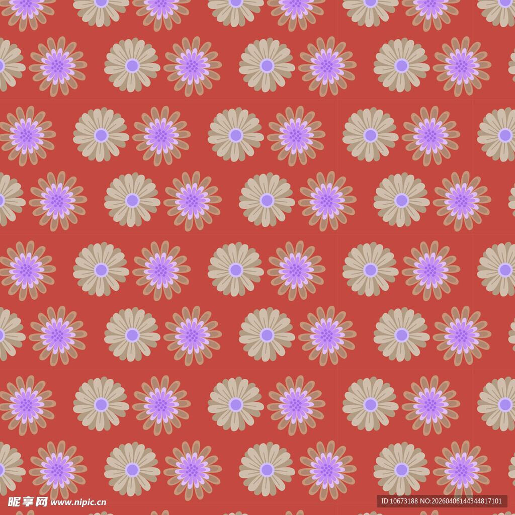 卡通花朵图案图片