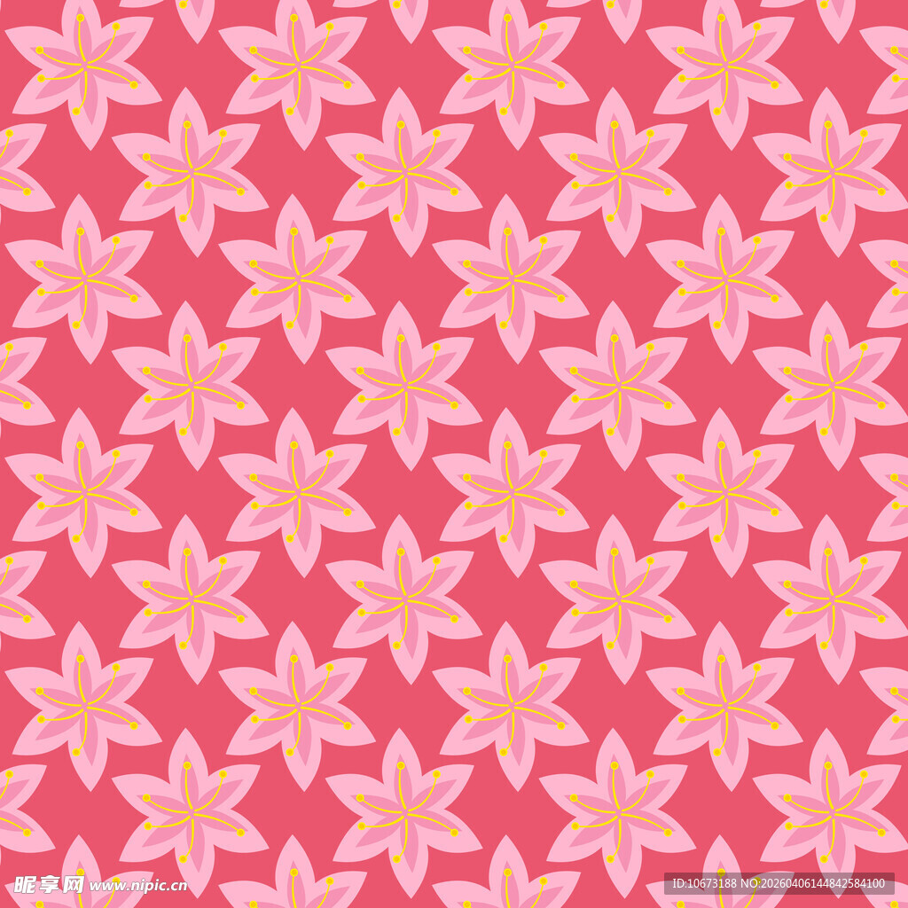 卡通花朵图案图片