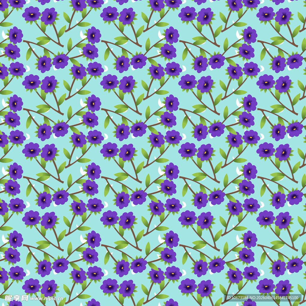 卡通花朵图案图片