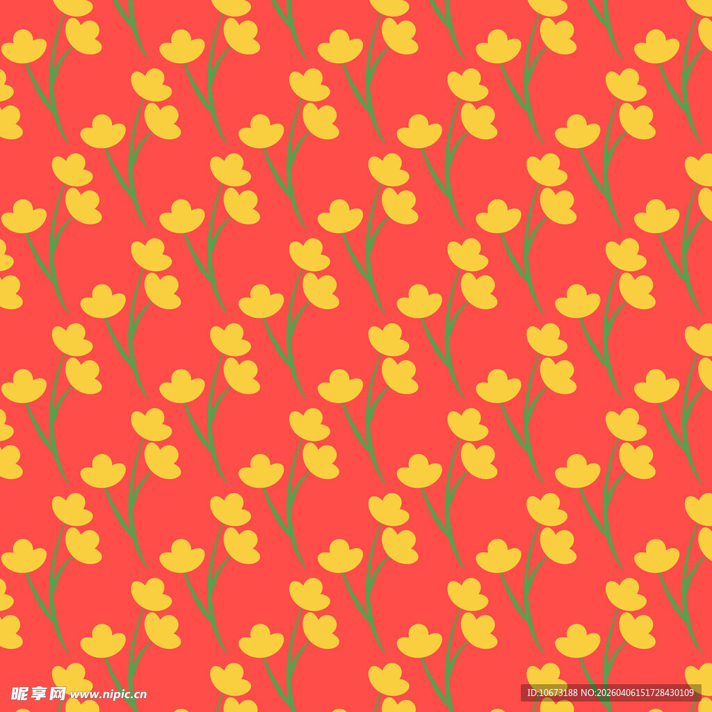 手绘花朵图案高清图片