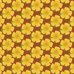 花卉图案无缝背景图