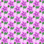 花卉图案无缝背景图