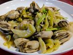 咸菜炒生蚝