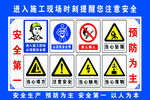 施工现场警示牌