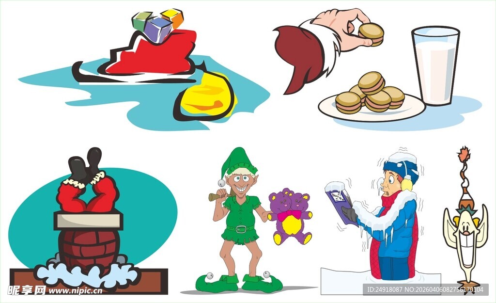 冬季活动与生活场景图