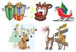 圣诞主题卡通元素集合