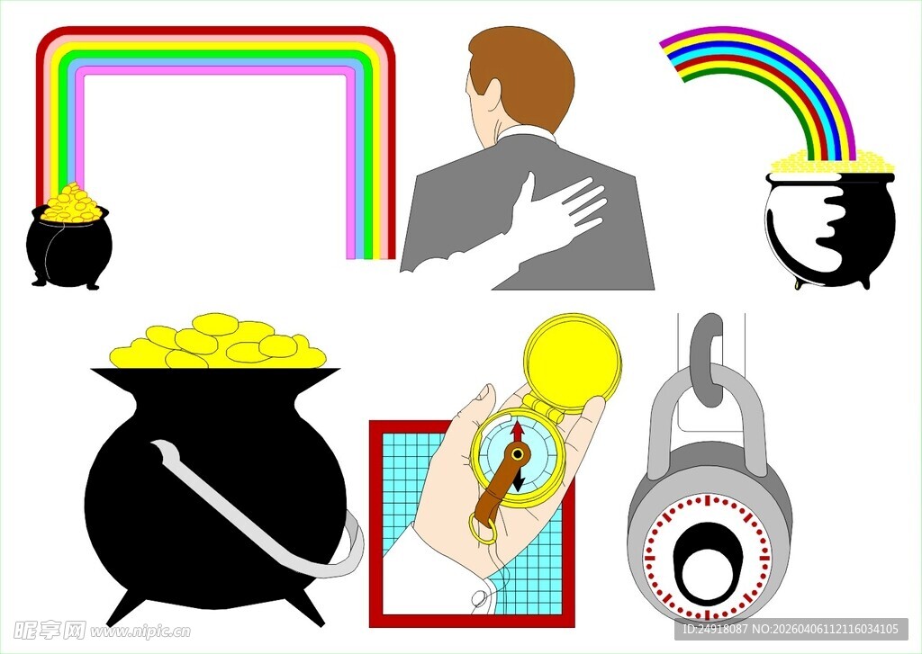 魔法元素与神秘场景集合