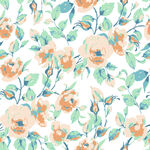 花卉水彩图案背景