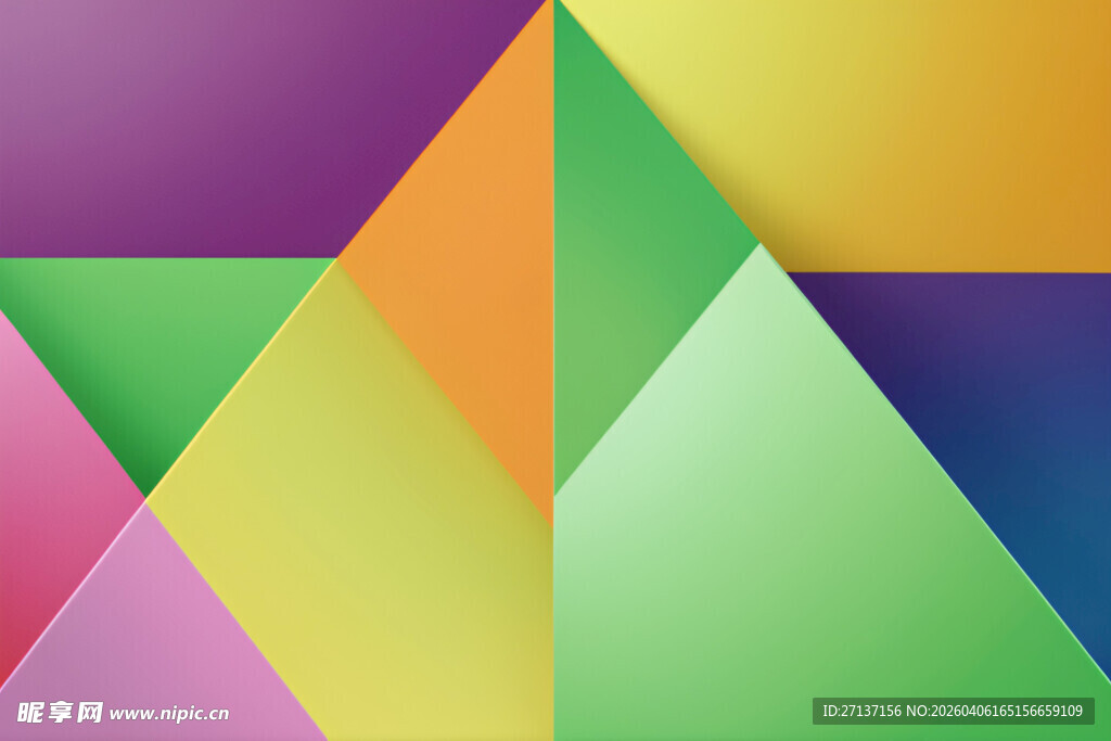 多彩几何图形背景