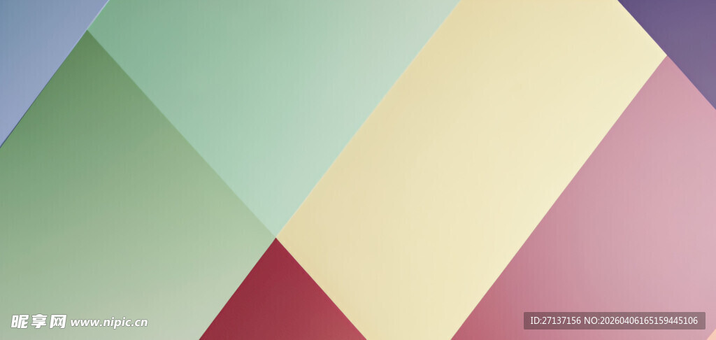 多彩几何拼接背景图
