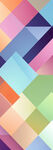 多彩几何拼接图案背景