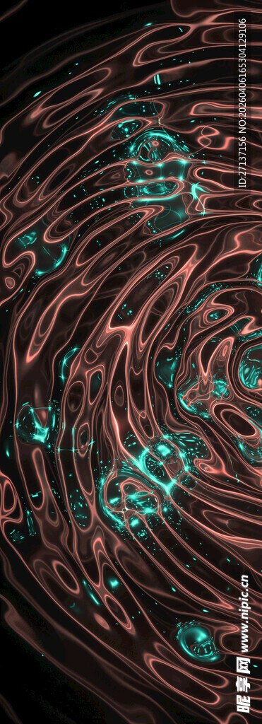 抽象细胞图案设计元素